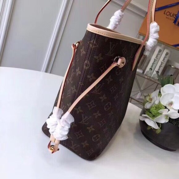 Brown MM Brown Tote Coated Canvas Bag - Picture 5 of 8